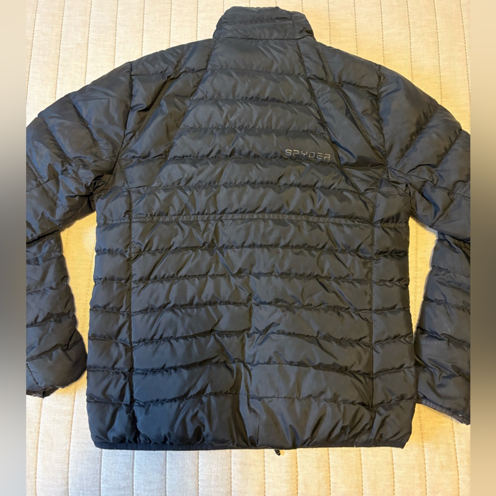 Spyder Men's Black Puffer Jacket